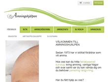 Tablet Screenshot of amningshjalpen.se